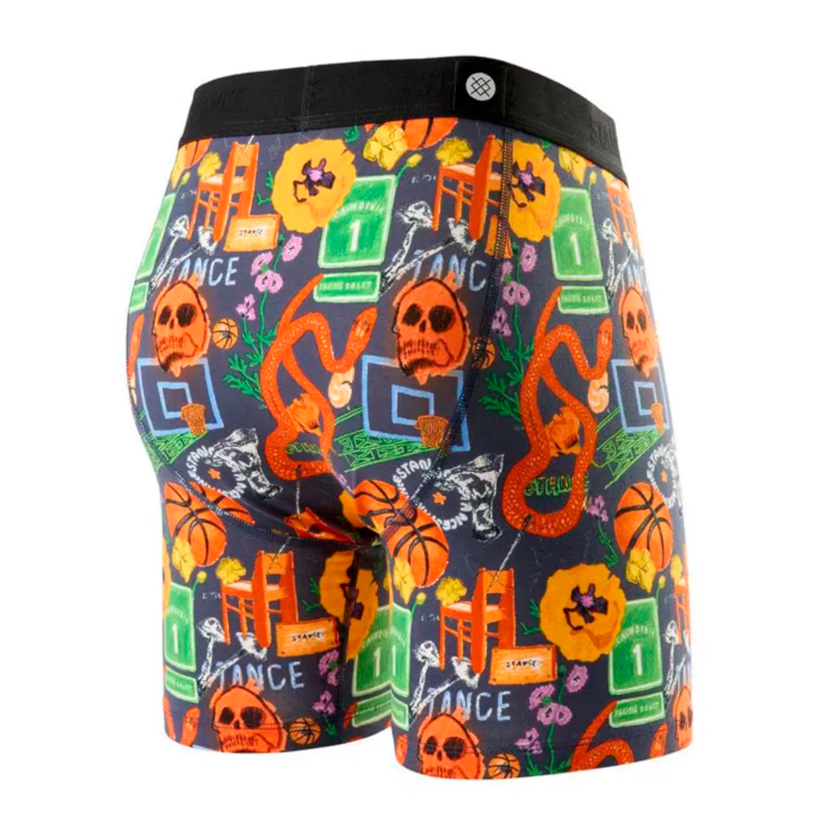 Boxer Men Stance Ode To Cali Brief Multi-1