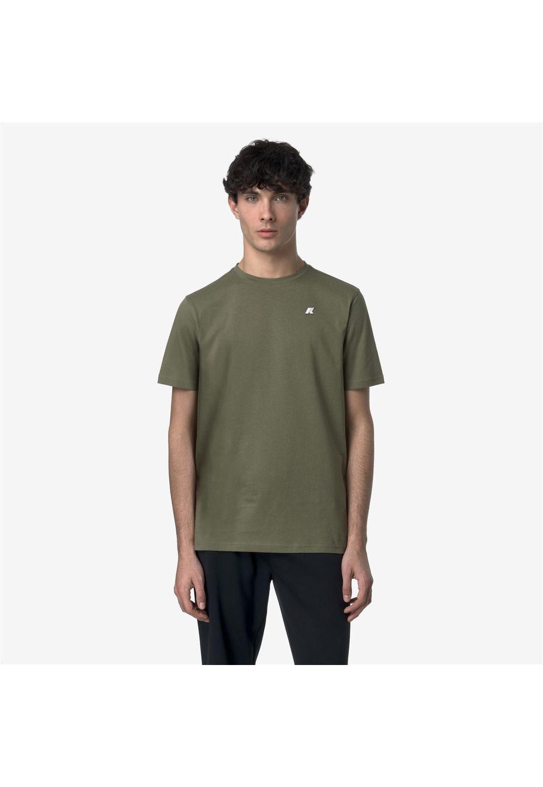 Polera K-Way Men Odom Green Lichen-0