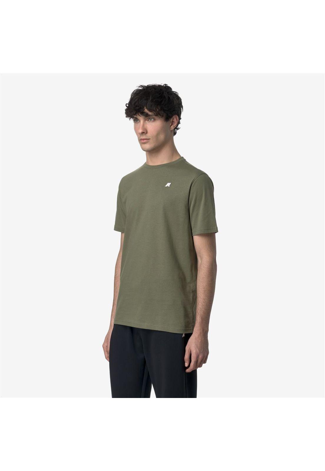 Polera K-Way Men Odom Green Lichen-2