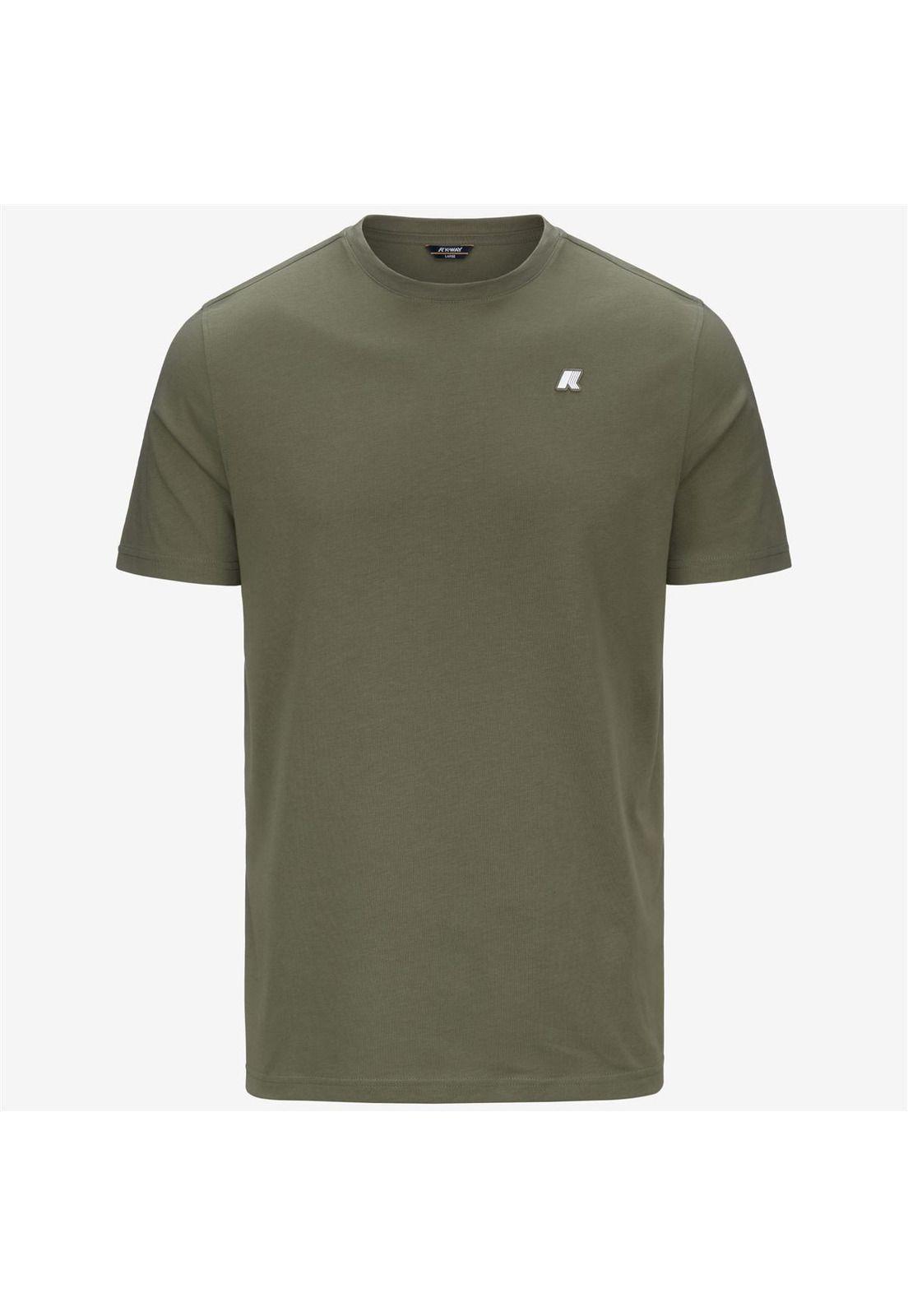 Polera K-Way Men Odom Green Lichen-4
