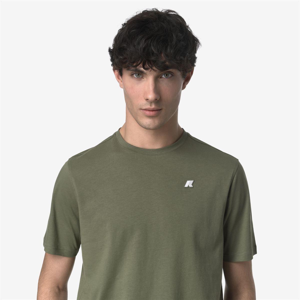 Polera K-Way Men Odom Green Lichen-4