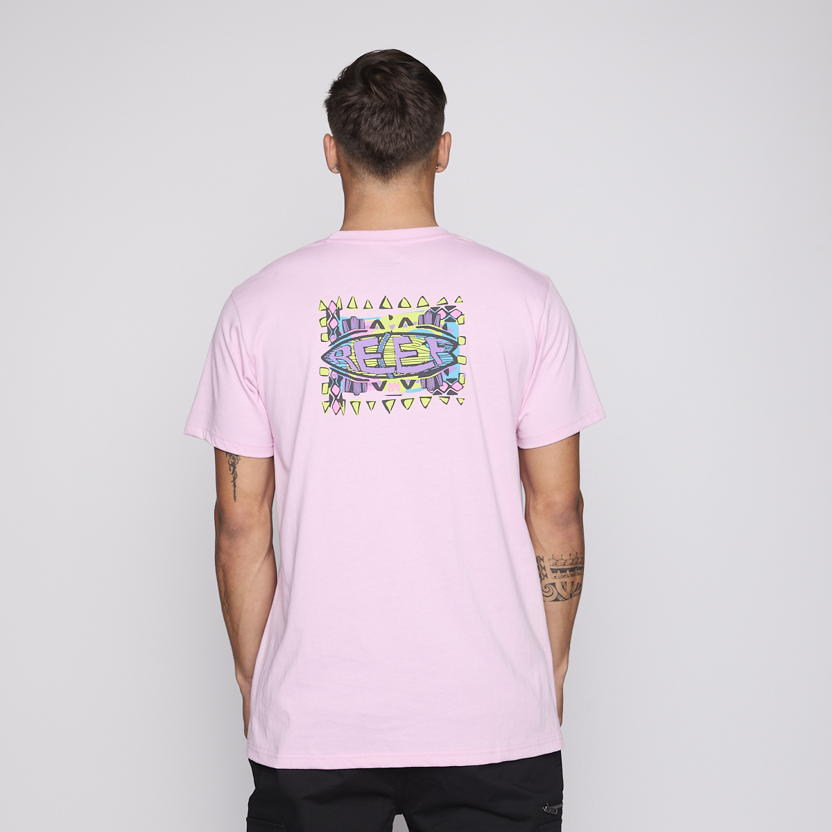 Polera Reef Men Surf Reef 84 Pink-2
