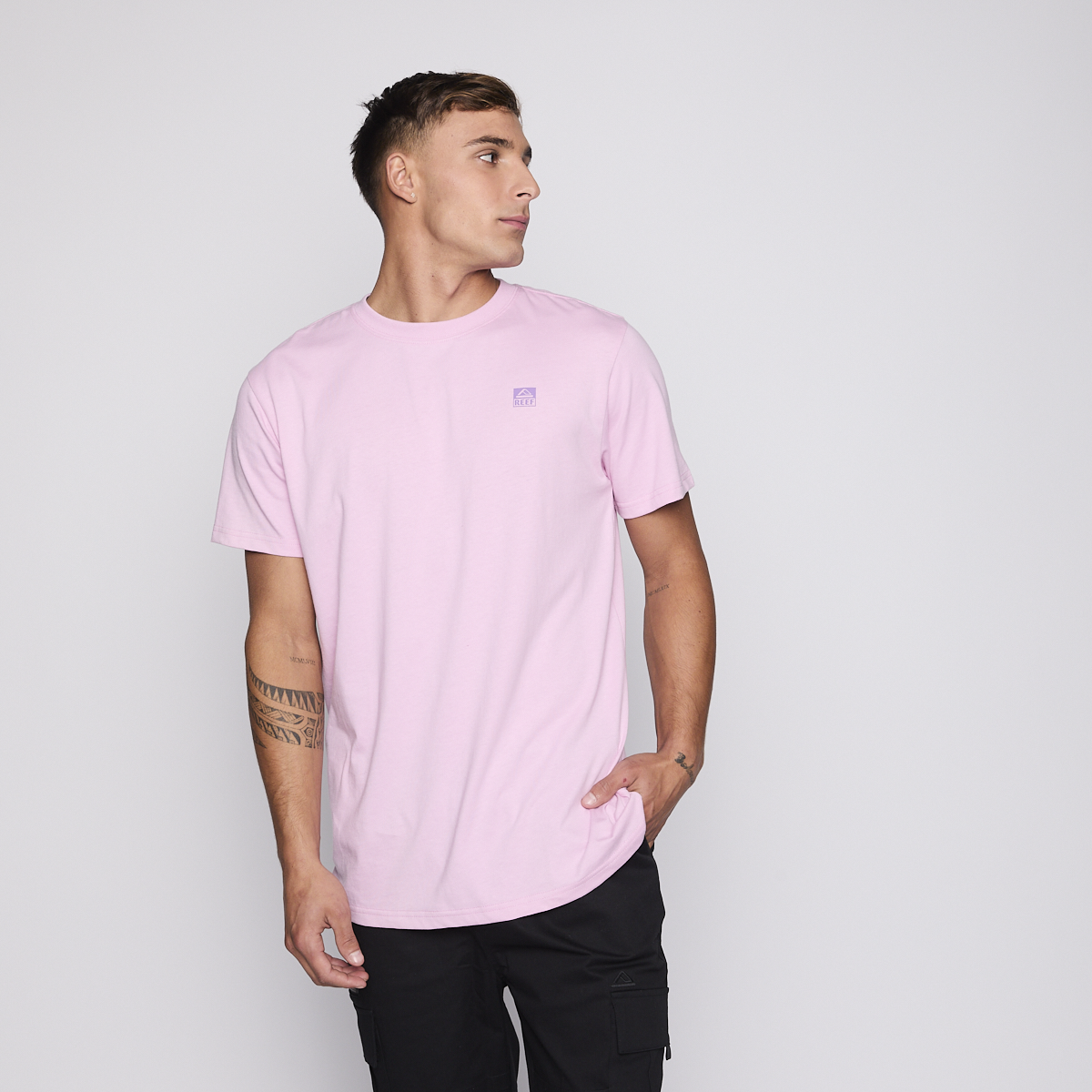 Polera Reef Men Surf Reef 84 Pink-3
