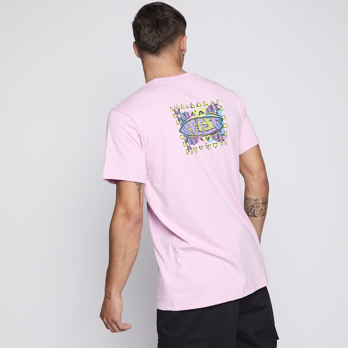 Polera Reef Men Surf Reef 84 Pink-6