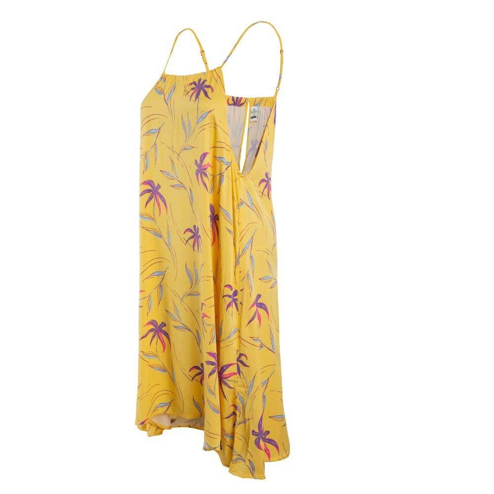 Vestido Kids Leaves Yellow-1