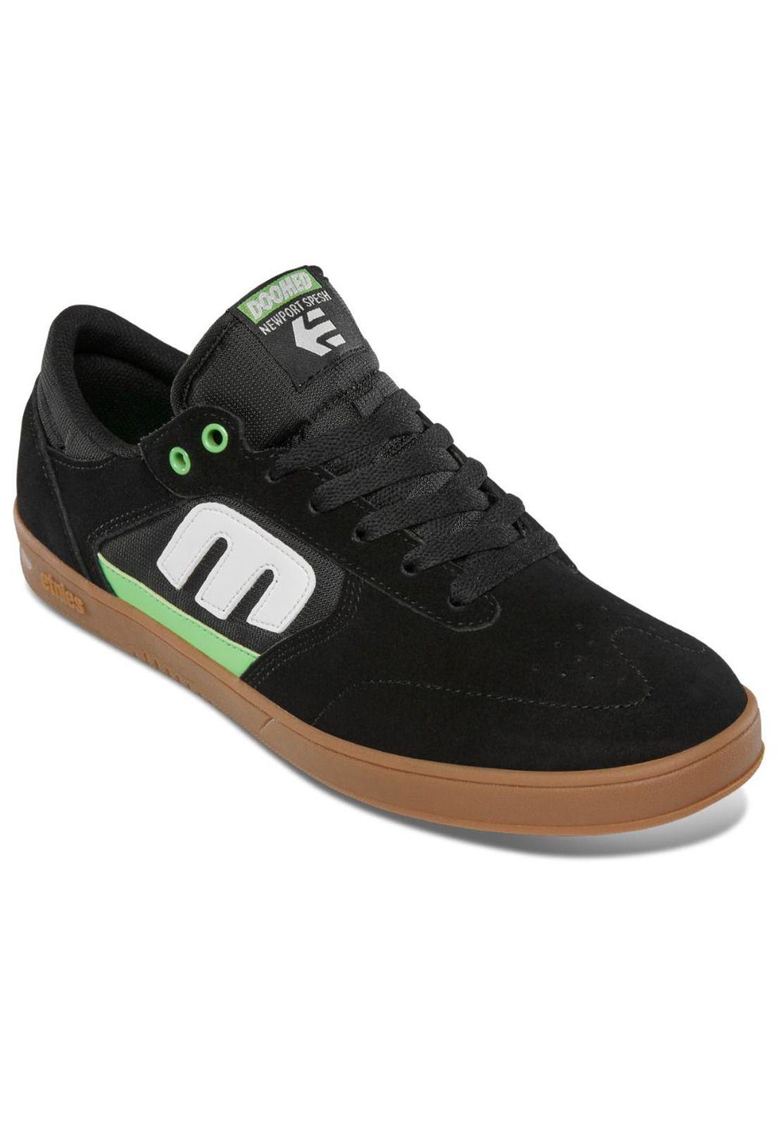Zapatilla Men Windrow X Doomed Black Green Gum-1