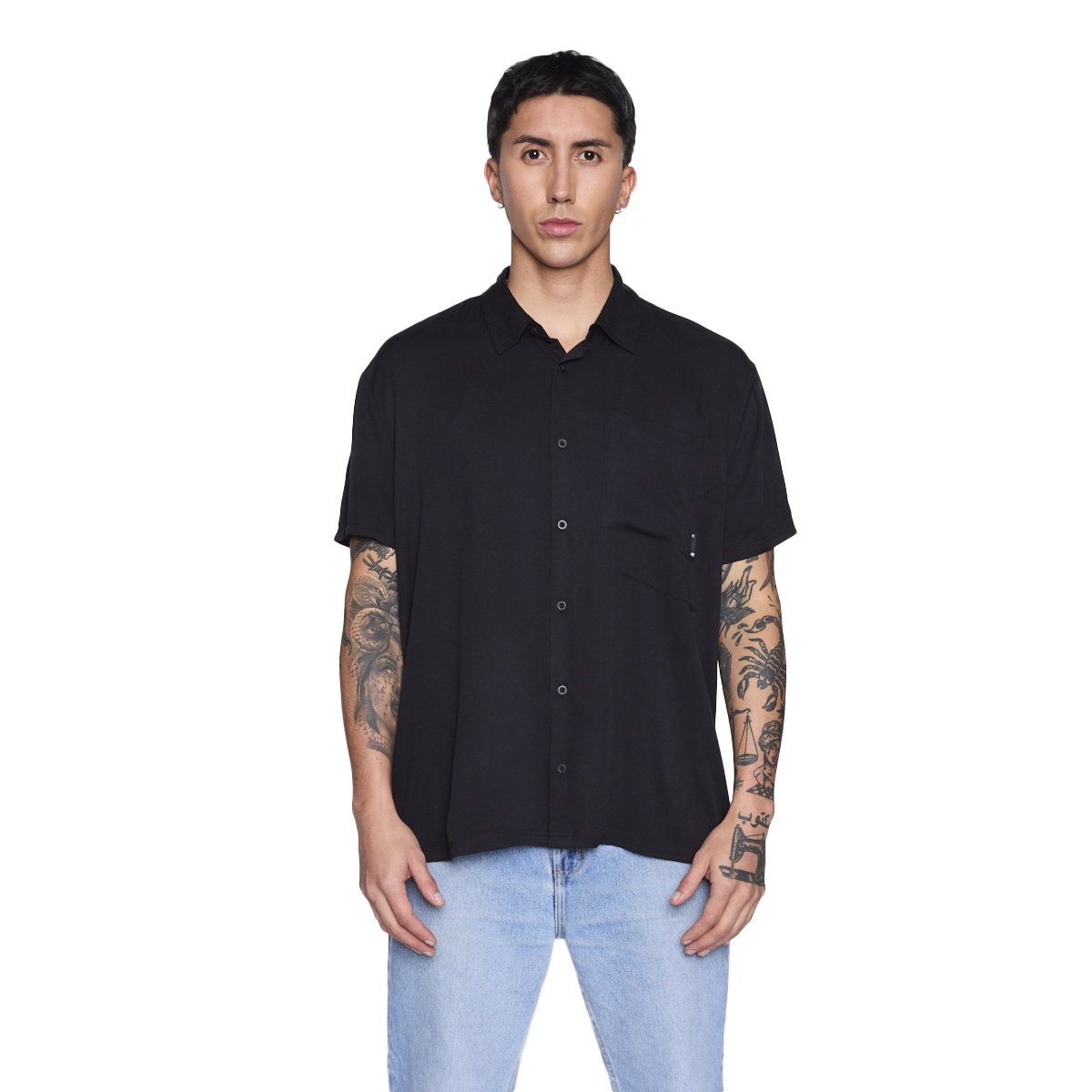 Camisa WhatUp Men All Black-0