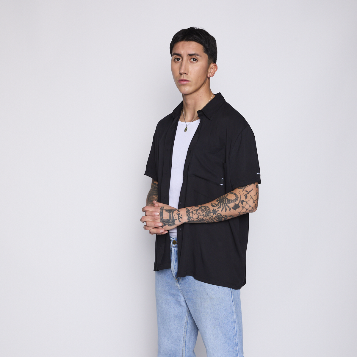 Camisa WhatUp Men All Black-3