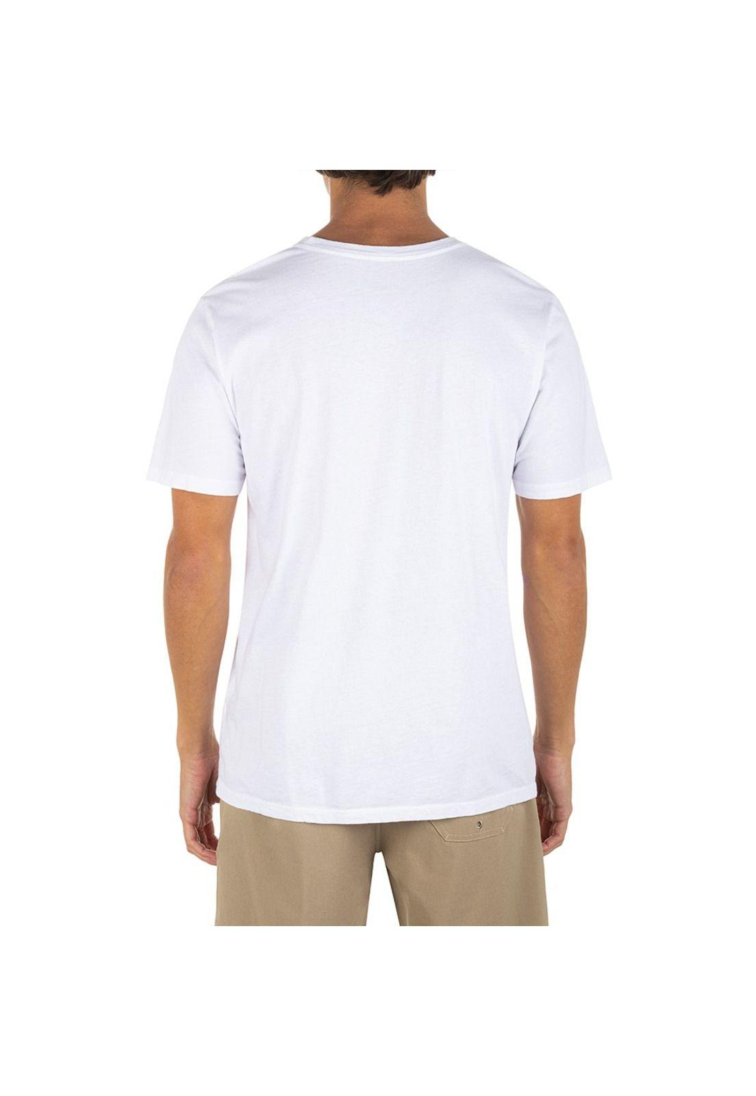 Polera EVD WSH Fastlane Camo White Hurley-3