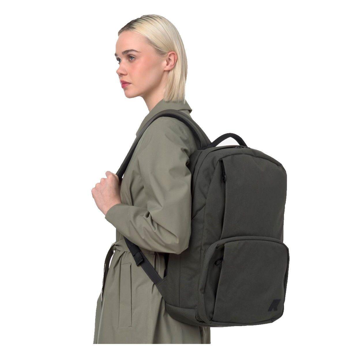 Mochila K-Way Enoa Green Blackish-3