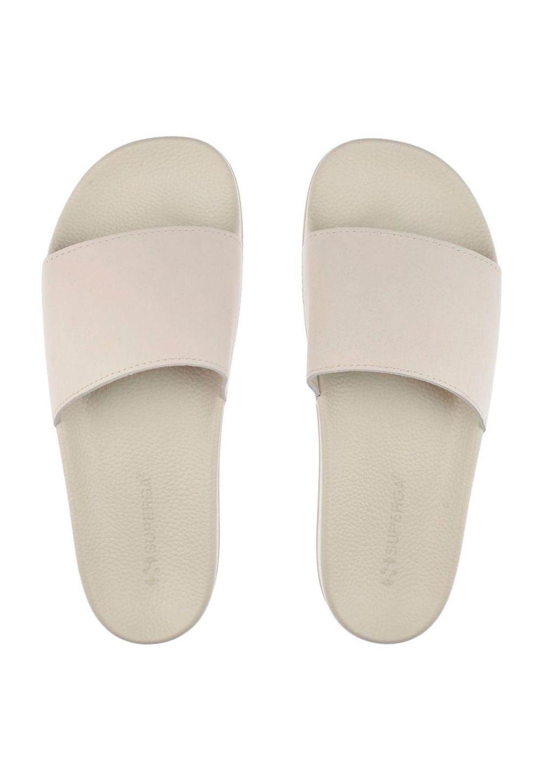 Sandalia 1908 Slides Buttersoft White Avorio Superga-2