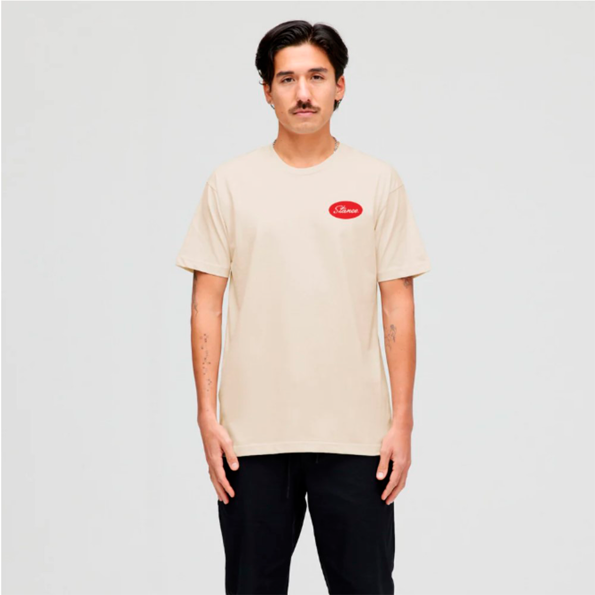 Polera Stance Workshop Vintage White-2