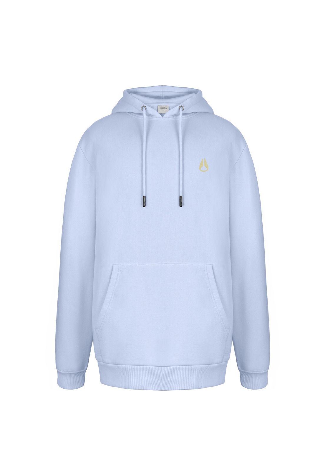 Polerón Nixon Men Hoodie Don't Stop Time Racoon Light Blue-0