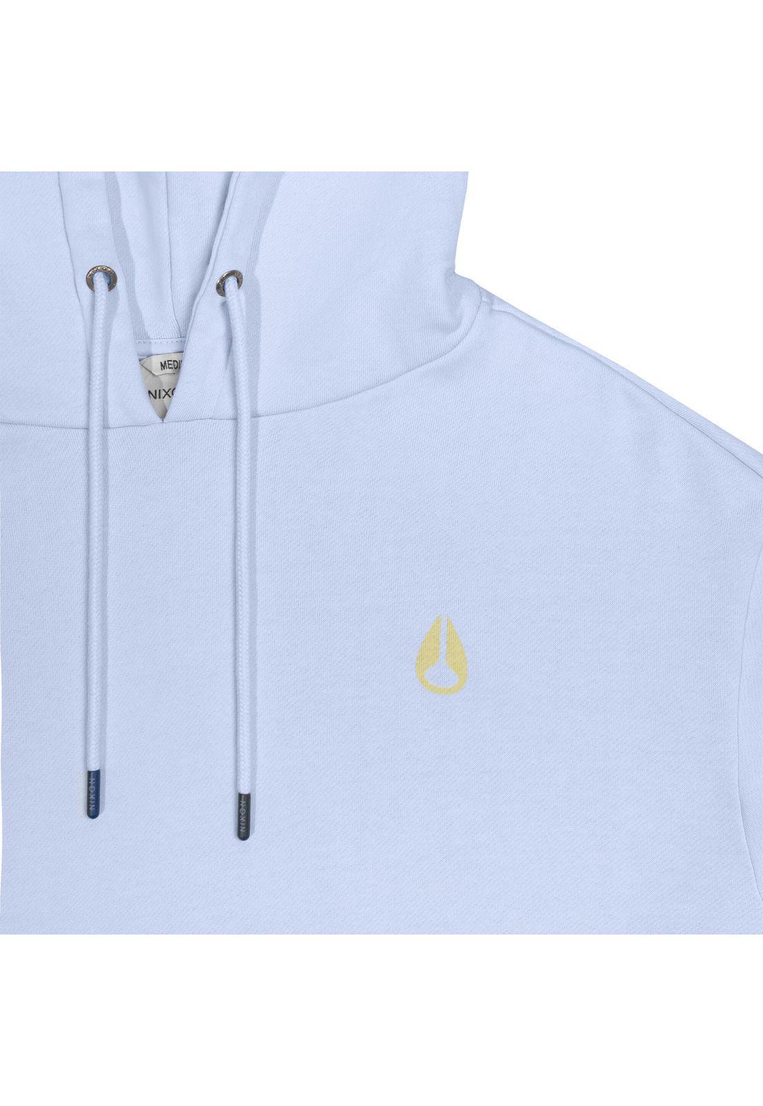 Polerón Nixon Men Hoodie Don't Stop Time Racoon Light Blue-2