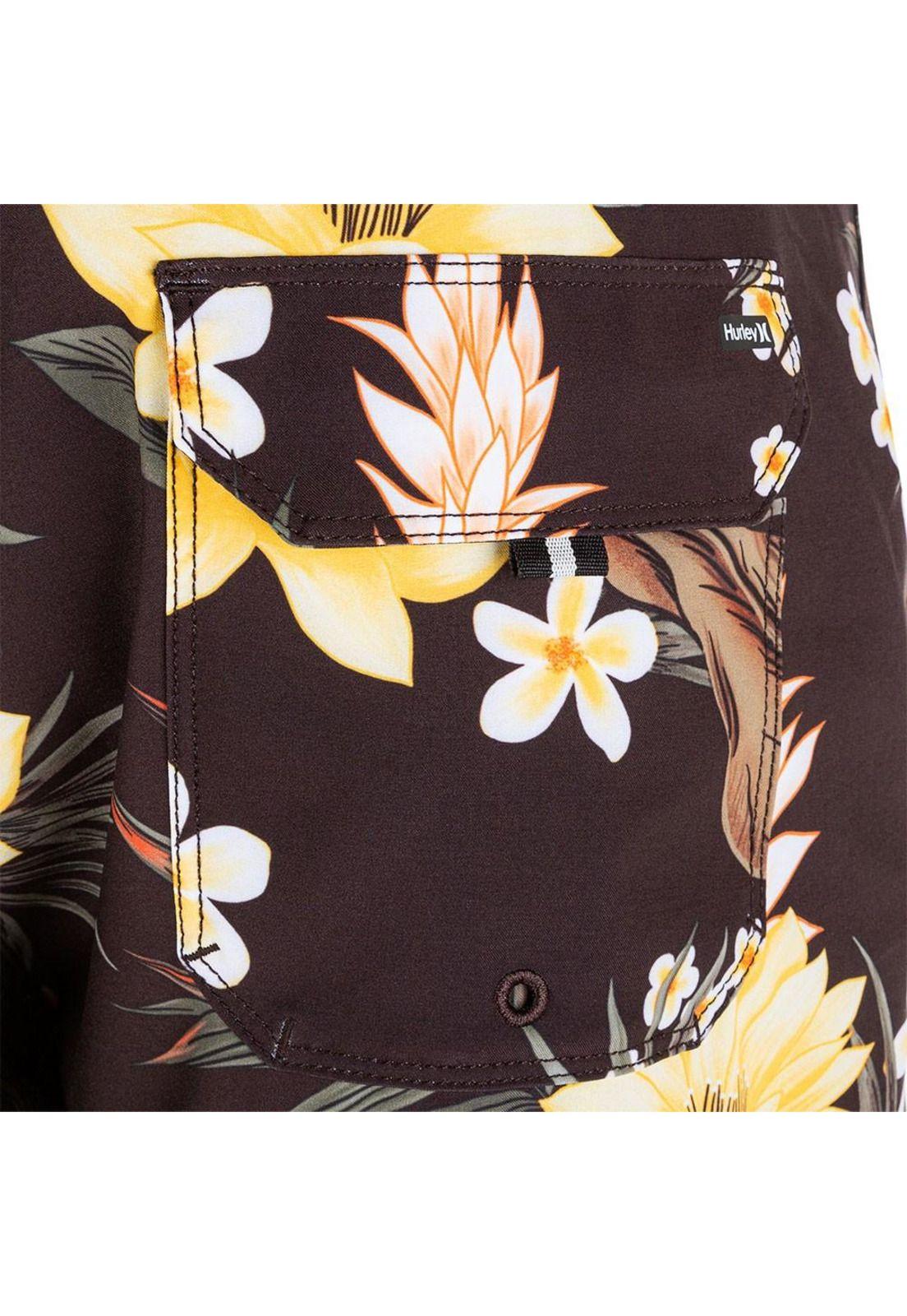 Traje de Baño Phantom Tailgate 18 Velvet Brown Hurley-2