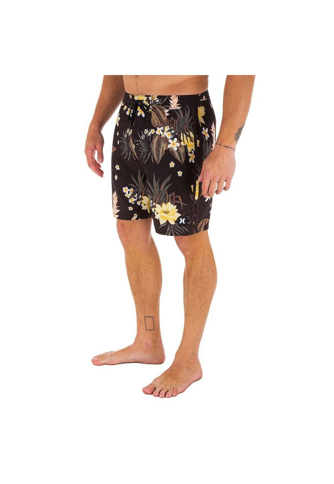 Traje de Baño Phantom Tailgate 18 Velvet Brown Hurley-4