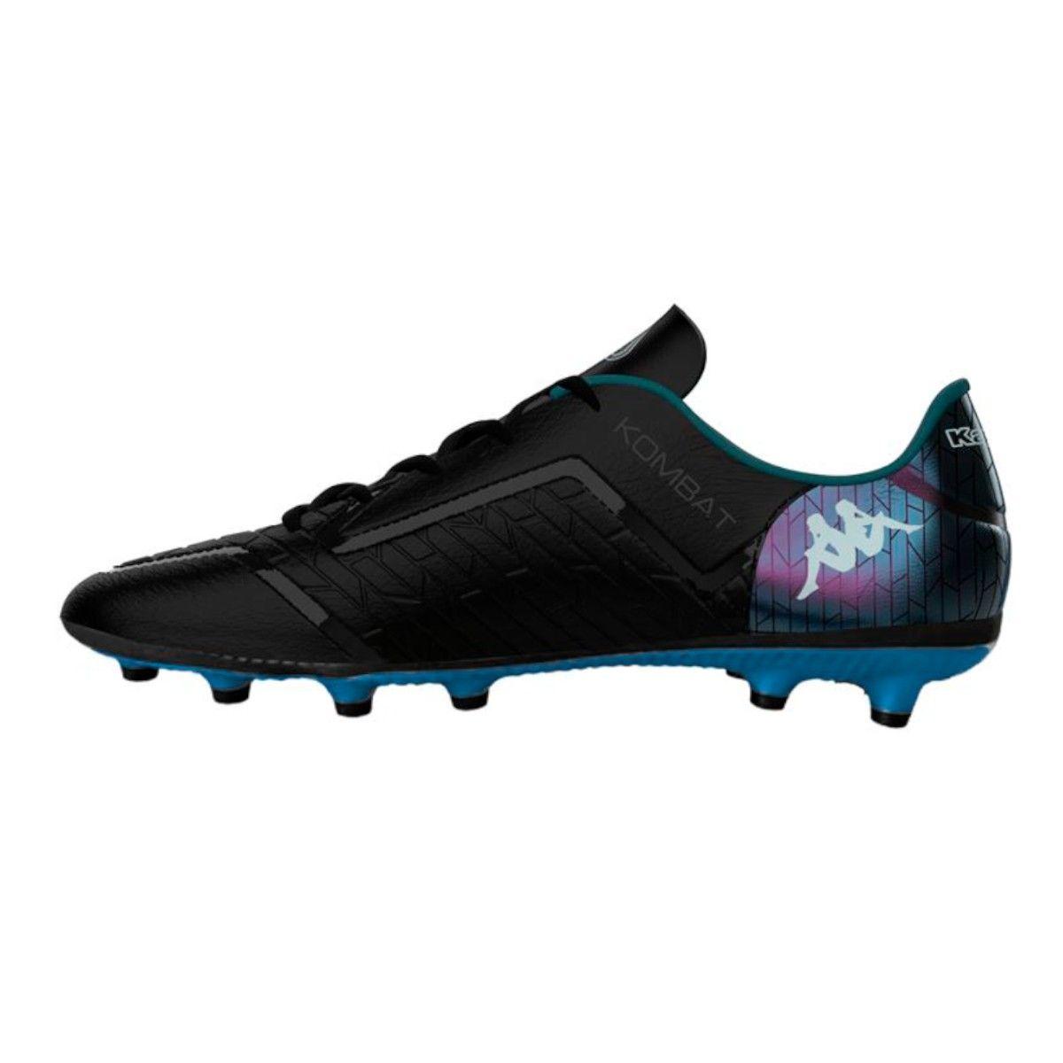 Zapatilla Fútbol Kid Kombat Player Base Black Blue Brilliant Firm Ground-1