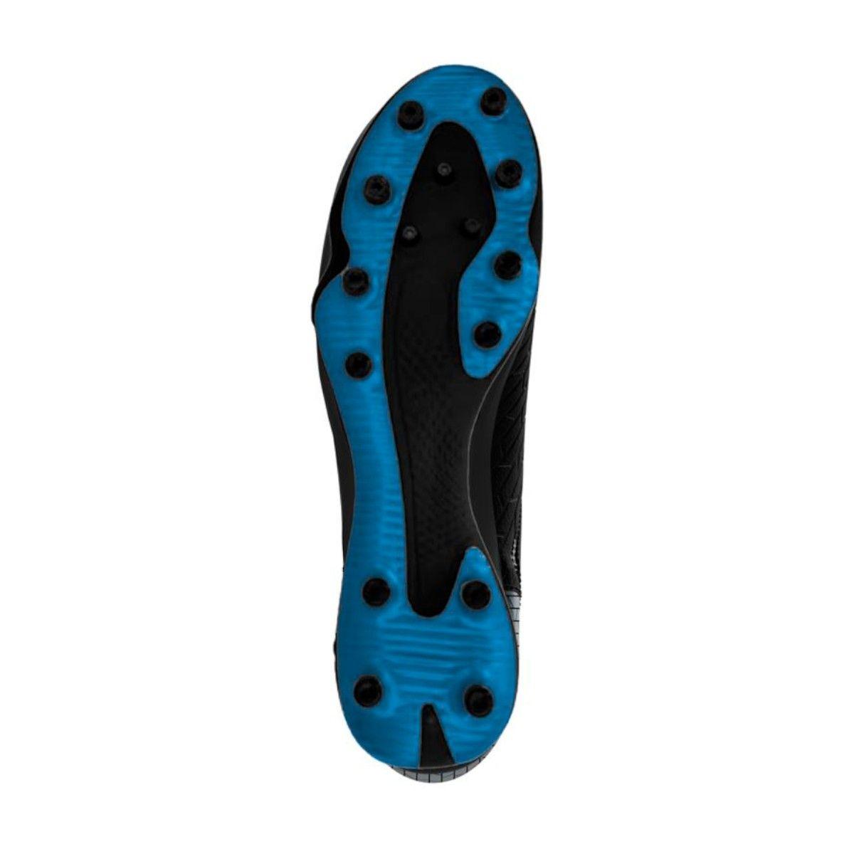 Zapatilla Fútbol Kid Kombat Player Base Black Blue Brilliant Firm Ground-2