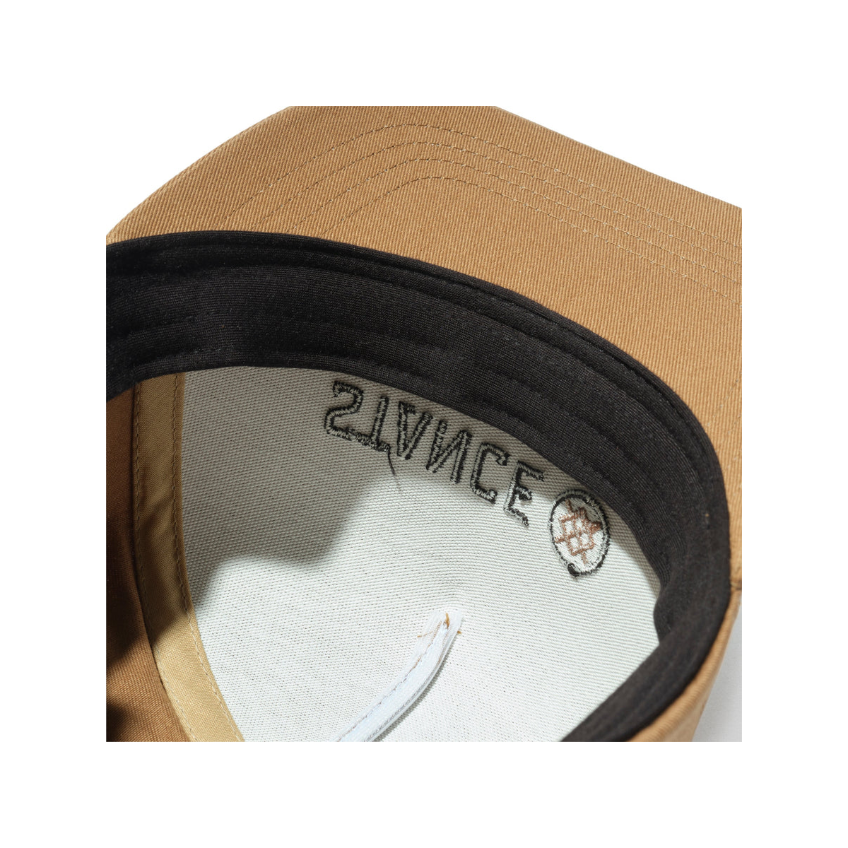 Jockey Icon Snapback Hat Brown-3