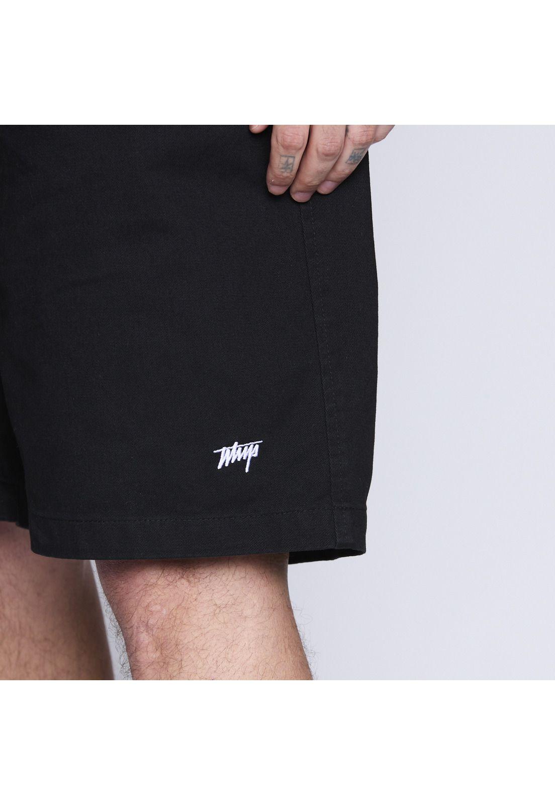 Bermuda Recta Whatup Men All Black-4