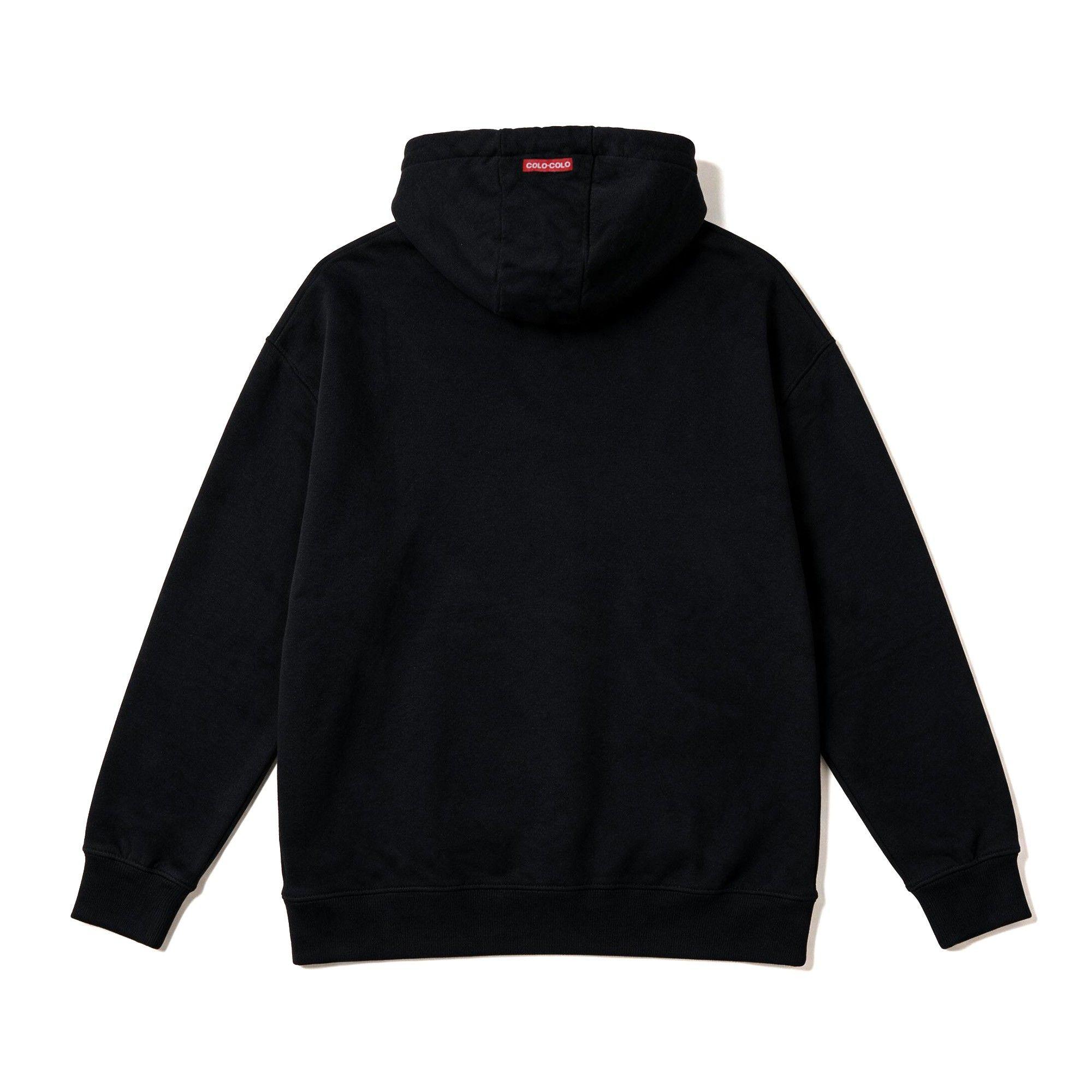 Polerón Colo Colo Urbano Full Zipper Escudo Negro-4