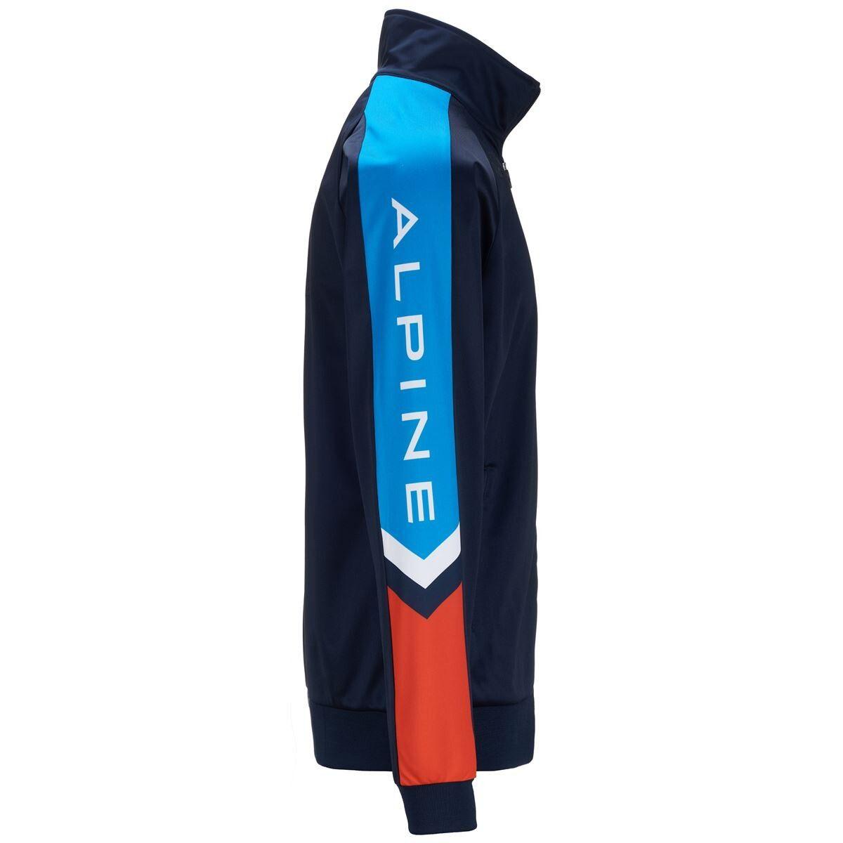 Chaqueta Kappa Men Ancol Alpine F1 Blue Navy Liquid Blue Red-3