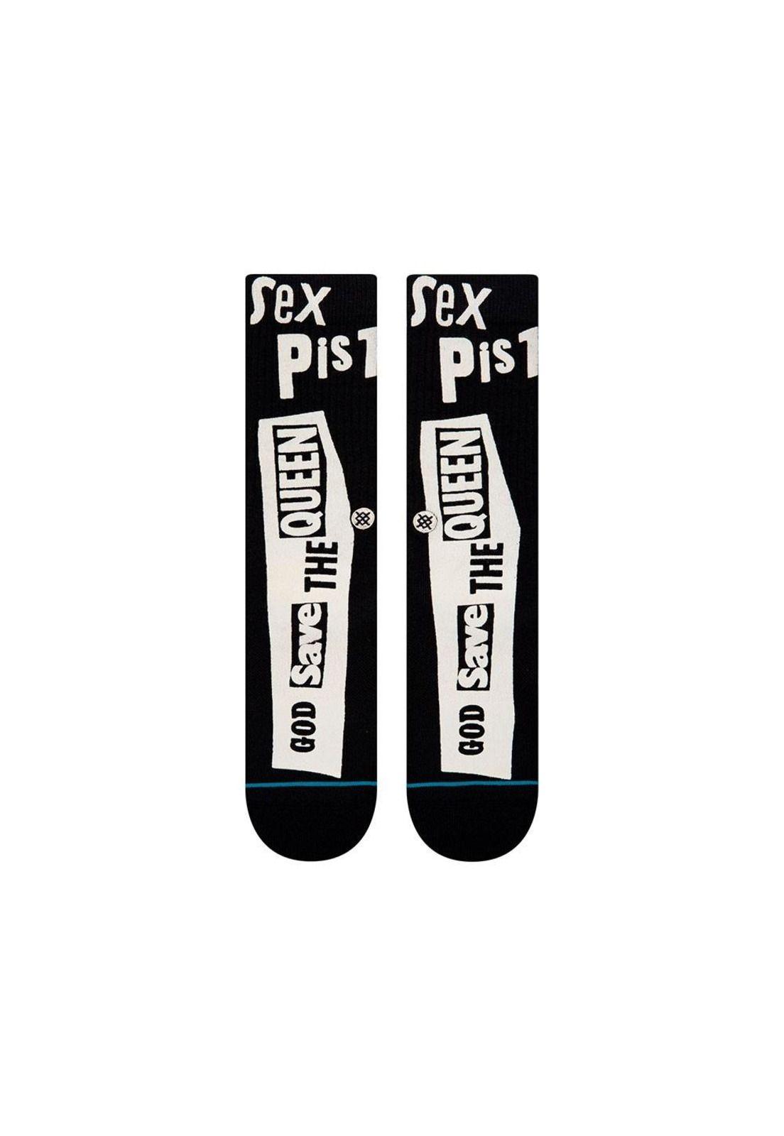 Stance Sock Sex Pistols God Save The Queen Men Black-1