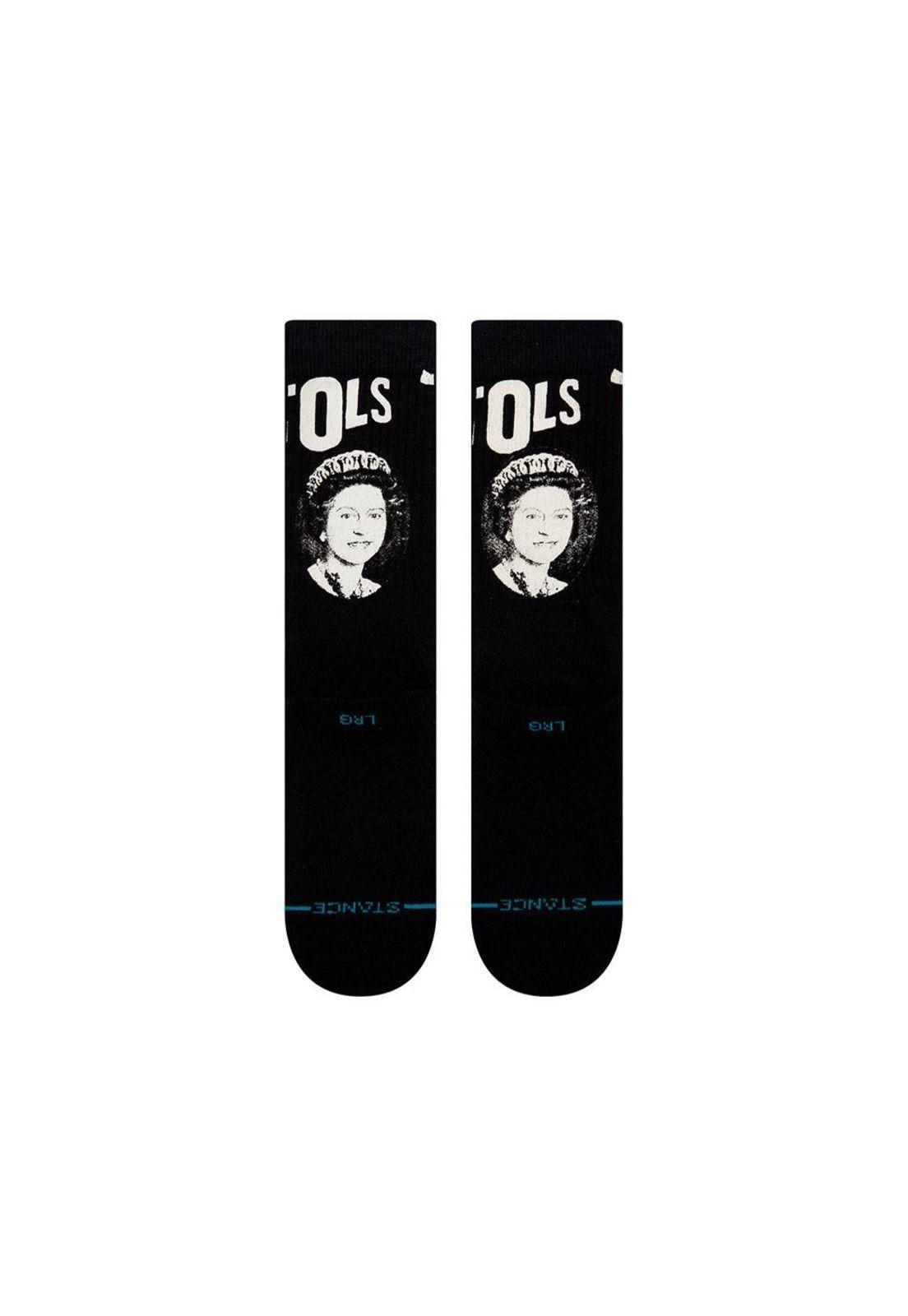 Stance Sock Sex Pistols God Save The Queen Men Black-2