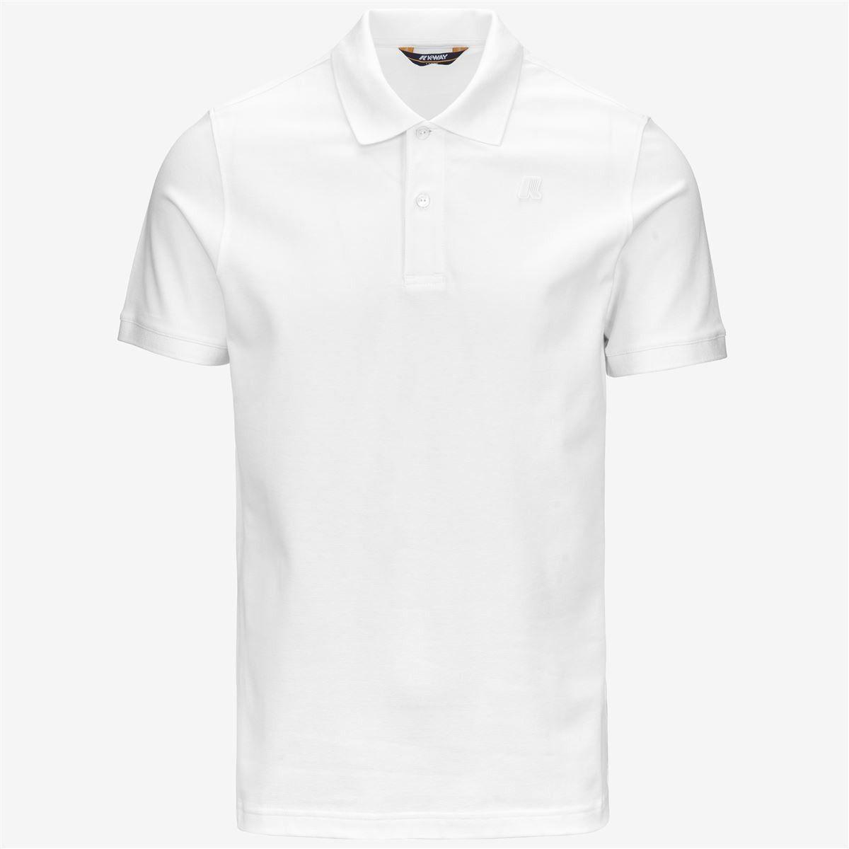 Polera K-Way Men Amedee Pique White-0