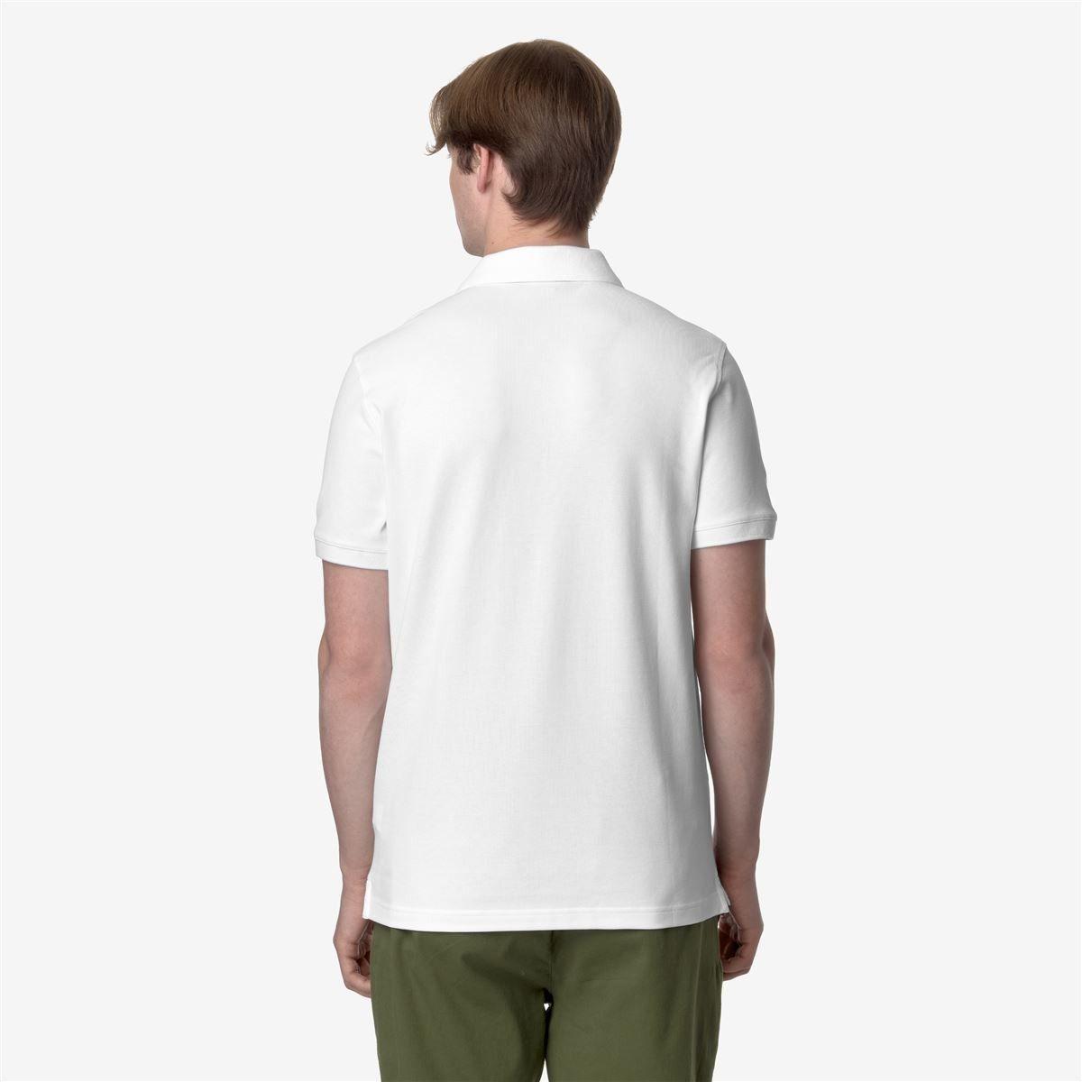 Polera K-Way Men Amedee Pique White-3