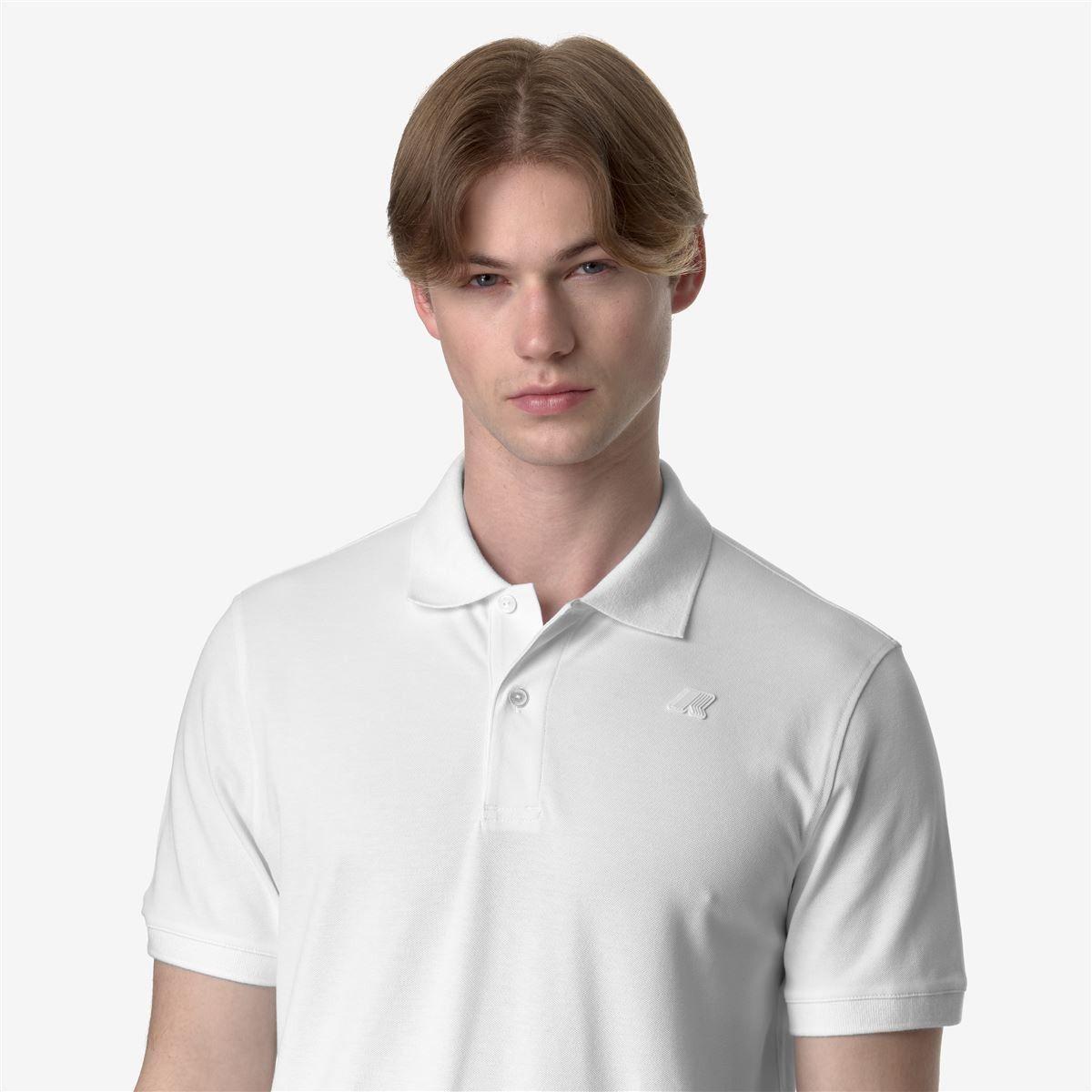 Polera K-Way Men Amedee Pique White-4