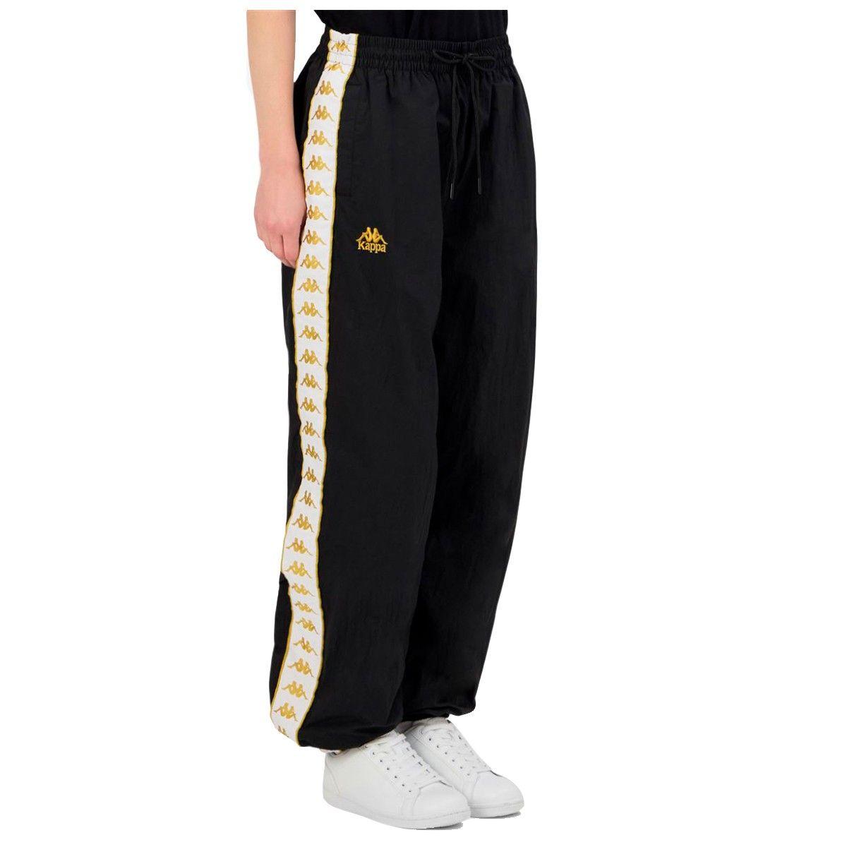 Pantalón Kappa Women Banda Nara Black Gold White-5