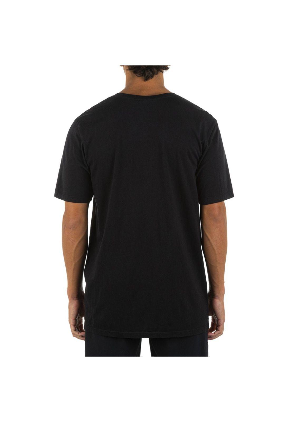 Polera EVD WSH OAO Boxed Texture Black Hurley-3