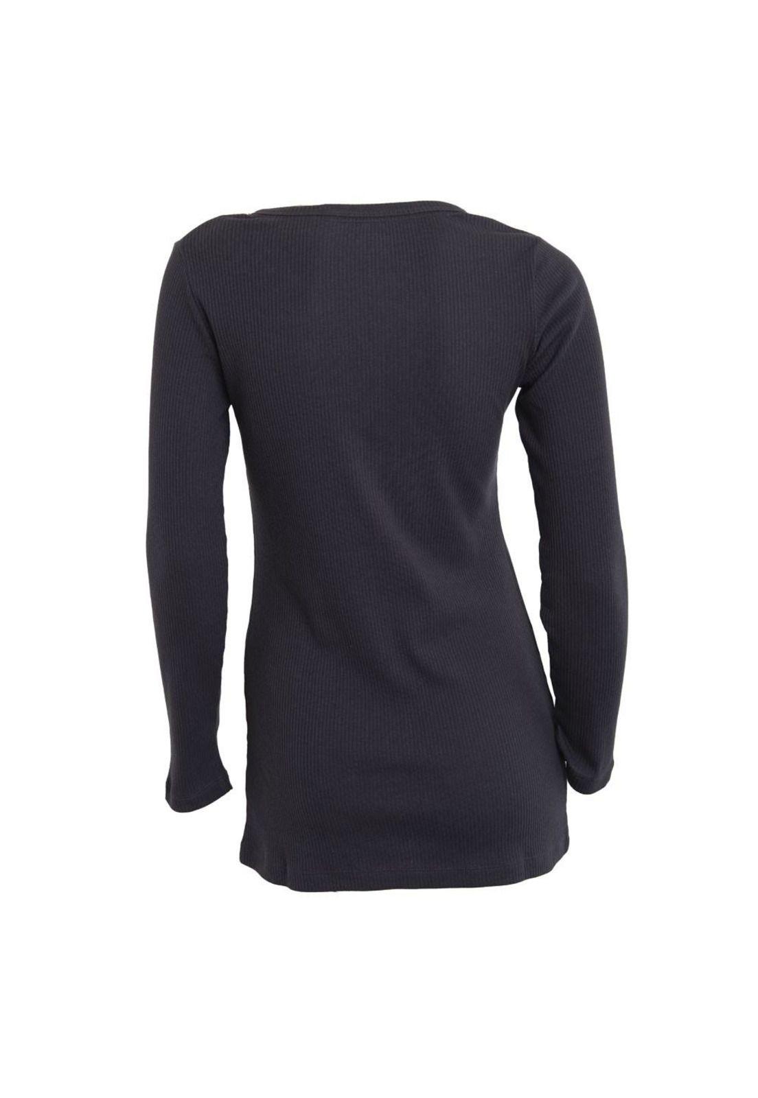 Polera Women Manga Larga Blue-2
