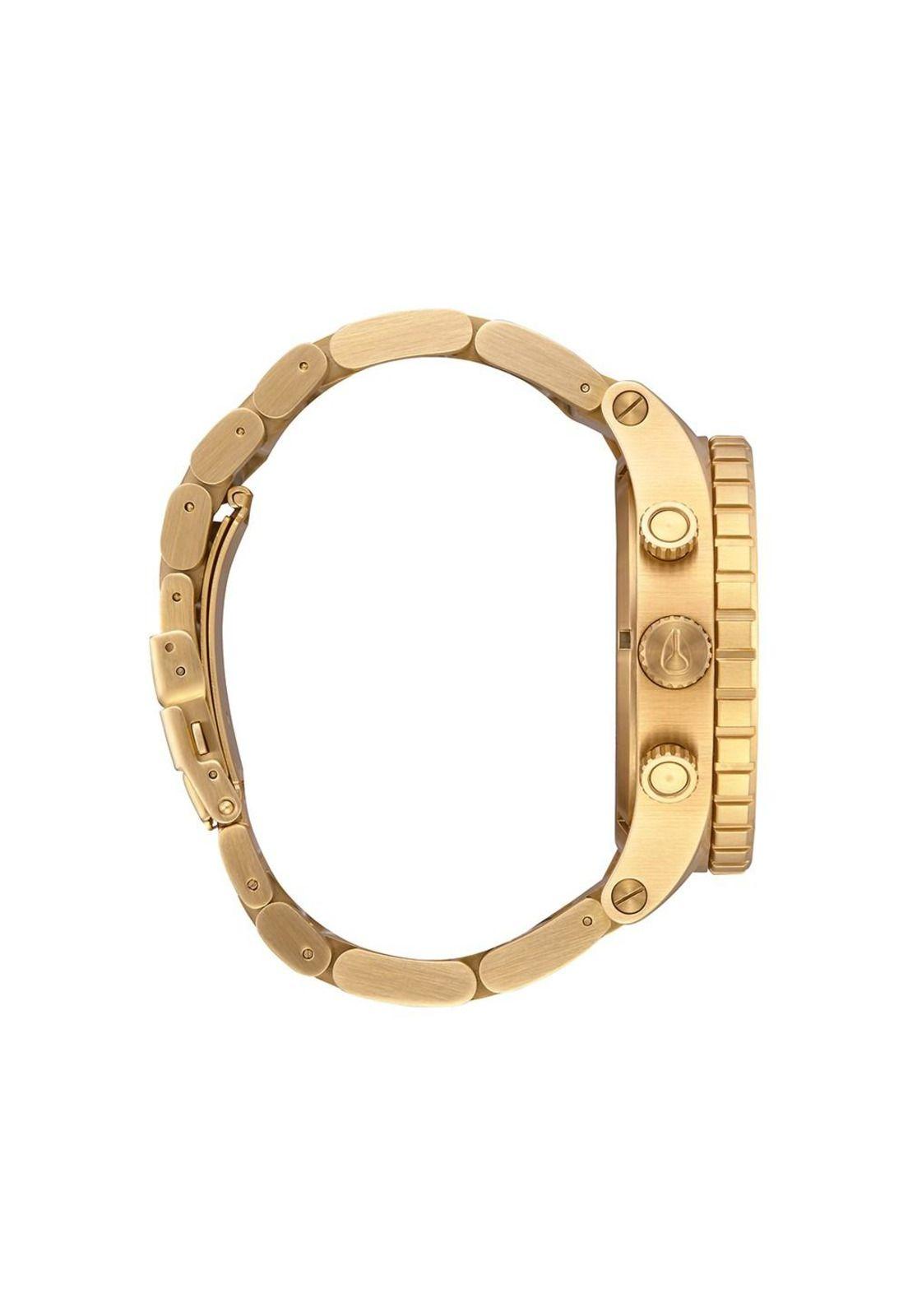 Reloj 51-30 Chrono All Gold Black Nixon-1
