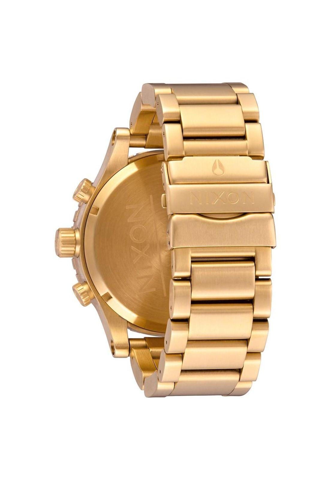 Reloj 51-30 Chrono All Gold Black Nixon-2