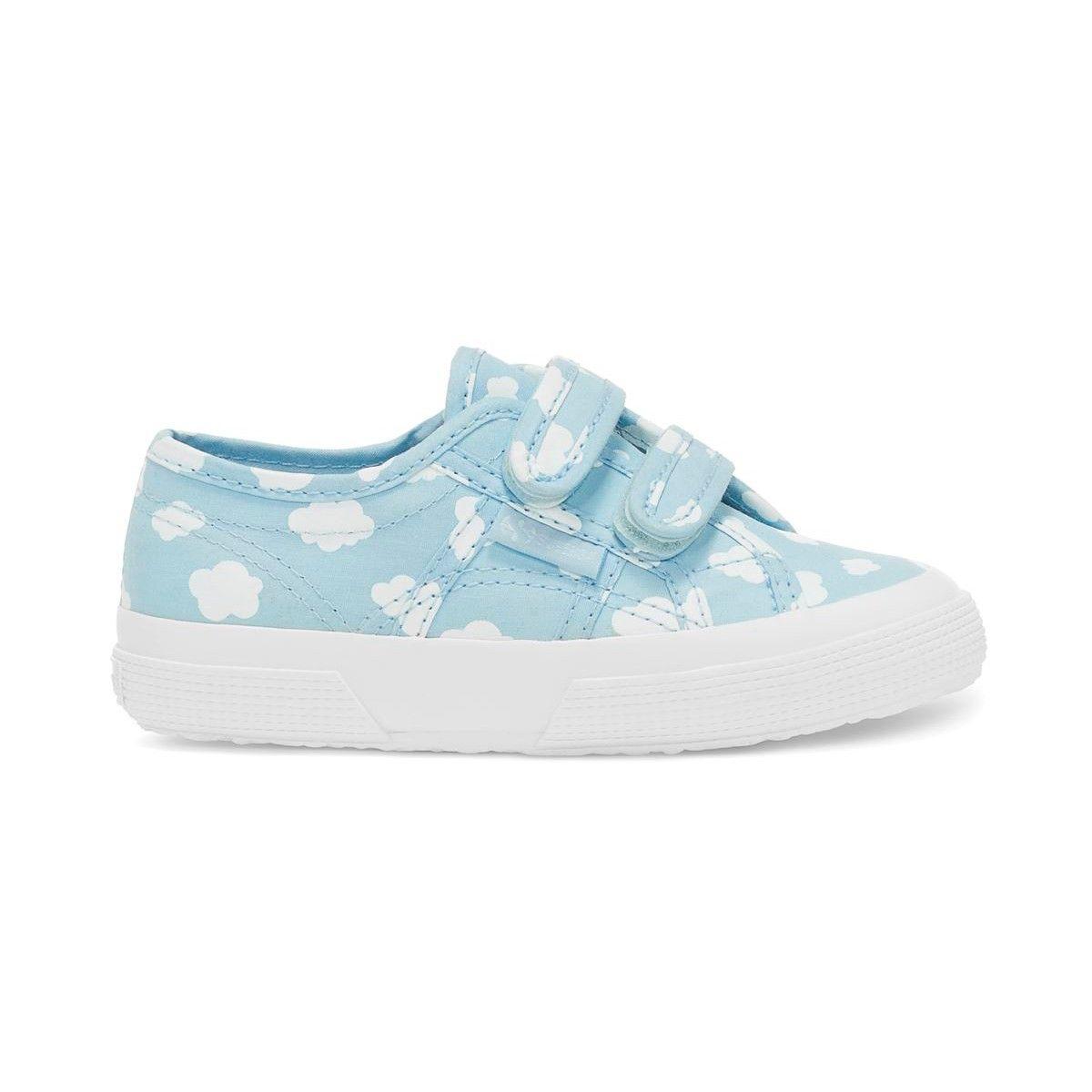 Zapatilla Superga Kids 2750 Straps Light Blue Clouds-0