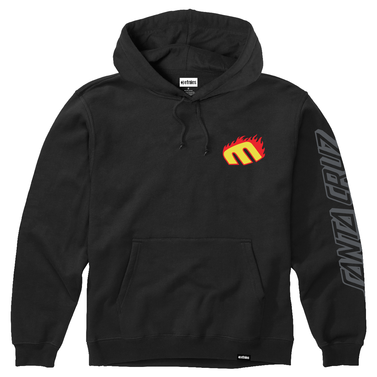 Polerón Etnies Santa Cruz Flame Hoodie Black-0
