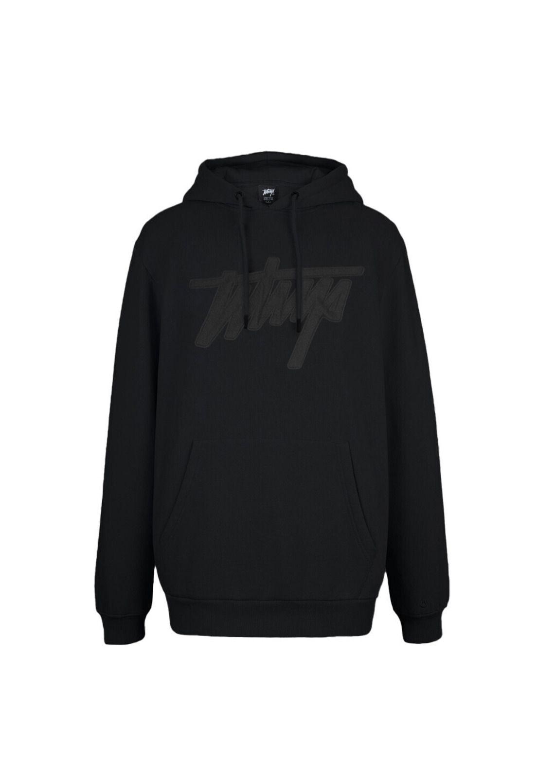 Polerón Whatup Hombre Hoodie Black on Black-0