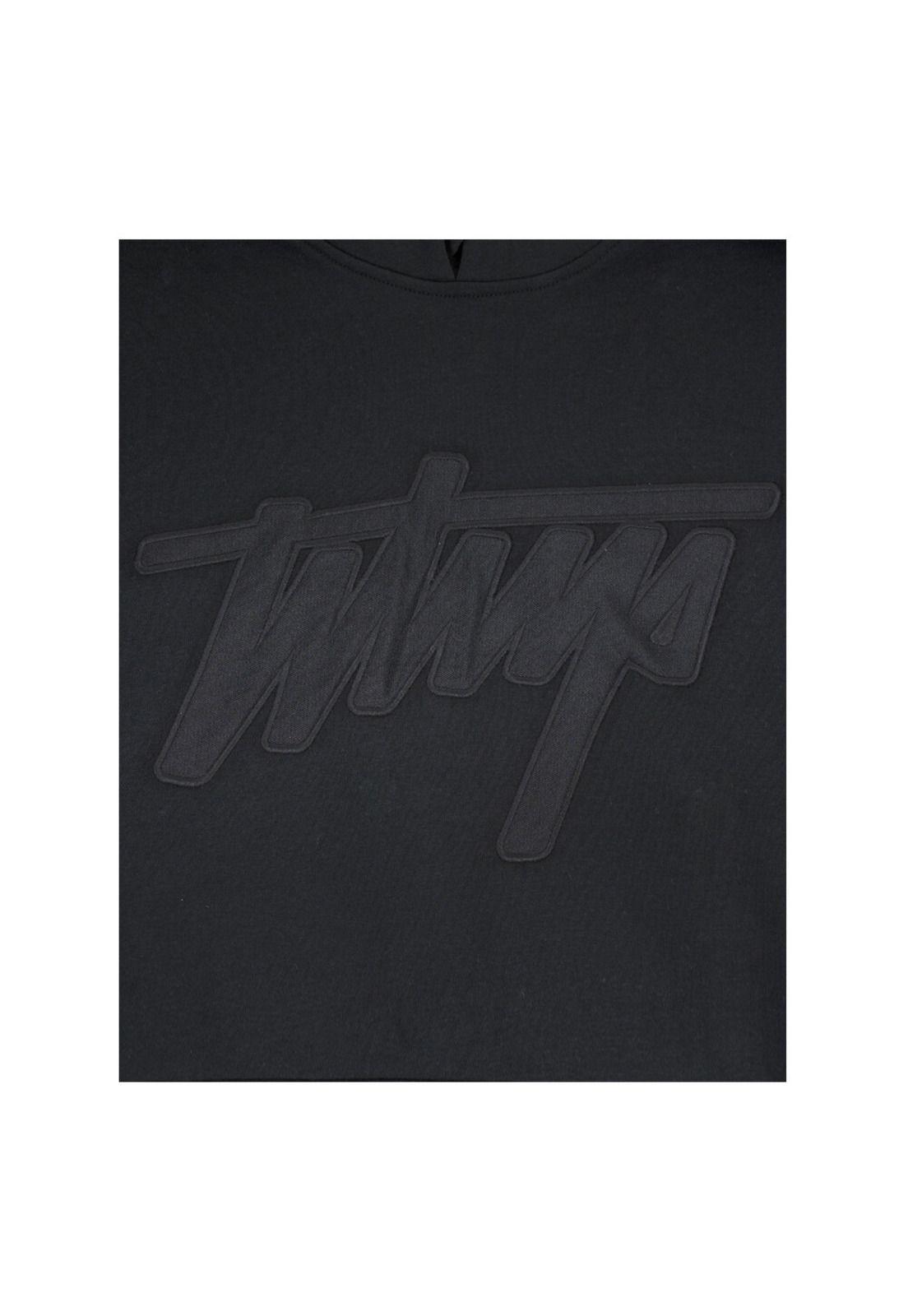 Polerón Whatup Hombre Hoodie Black on Black-2