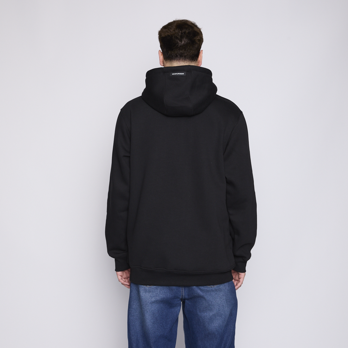 Polerón Whatup Hombre Hoodie Black on Black-1