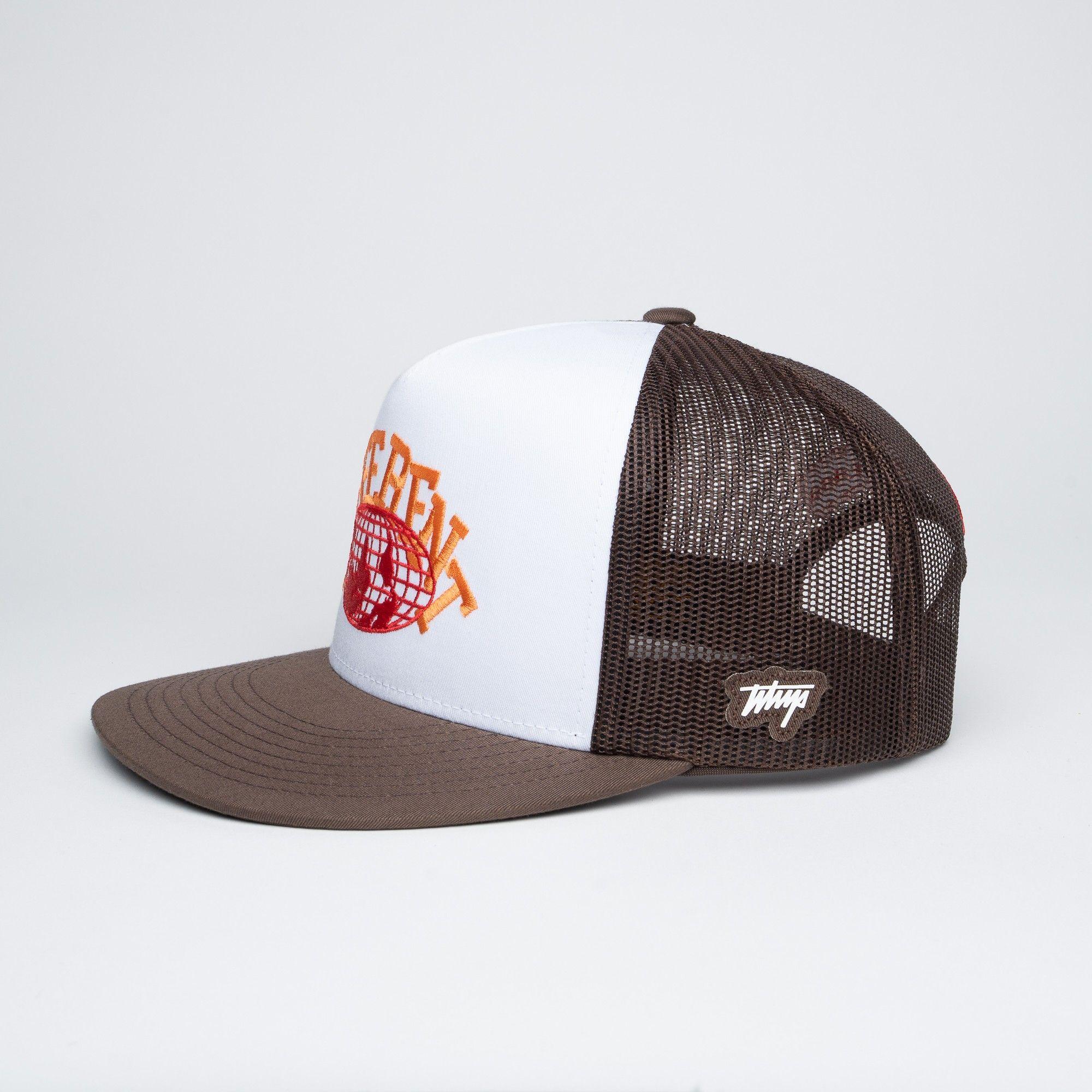 Jockey WhatUp Diferent Trucker Brown White-2