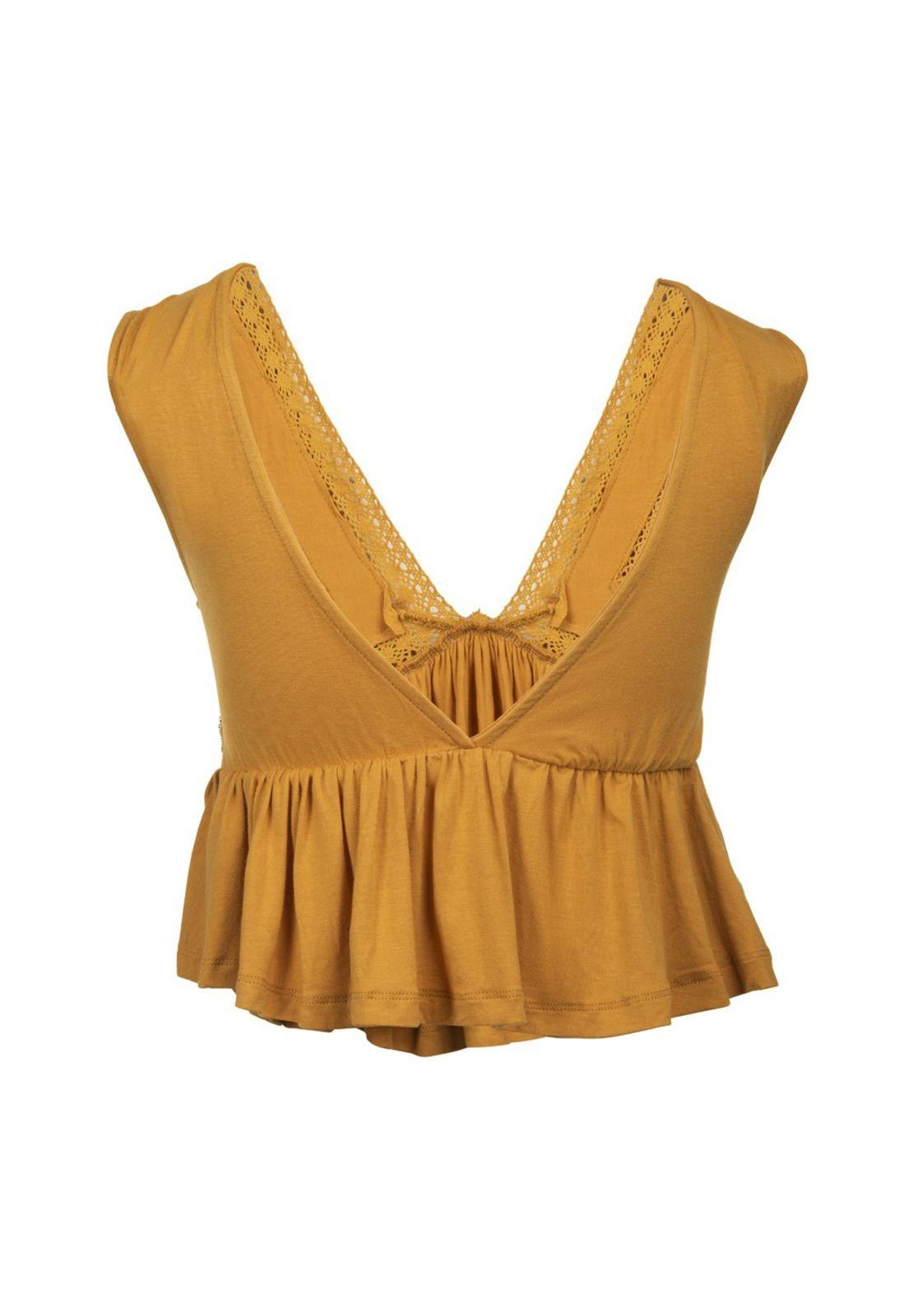 Croptop cuello v Mustard Reef-2