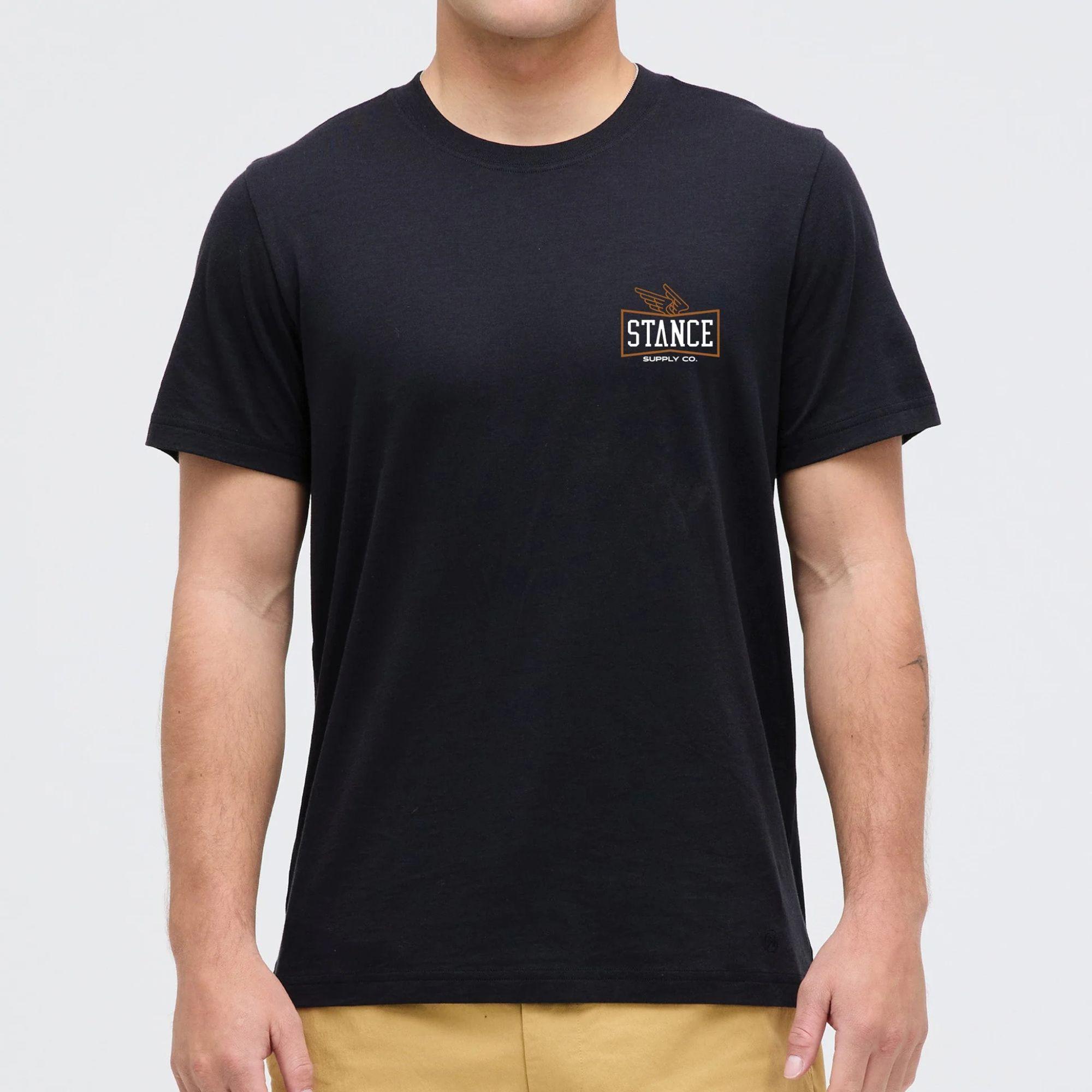 Polera Stance Winged Black-0