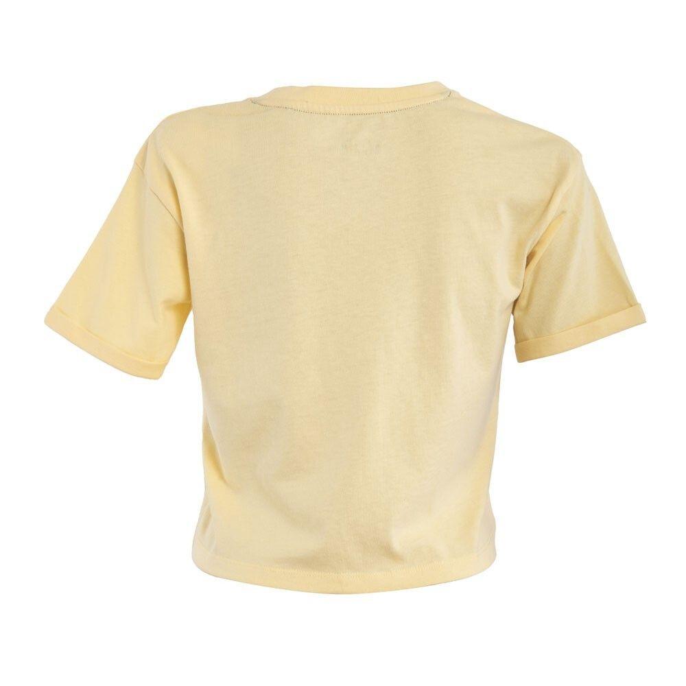 Polera Kids Crop Top Yellow Wave-2