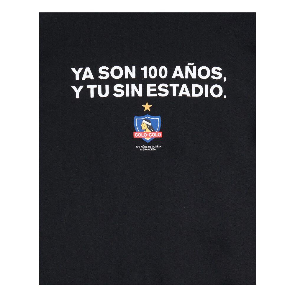 Polera Colo Colo Urbano Centenario "Ya son 100 años y tu?"-2