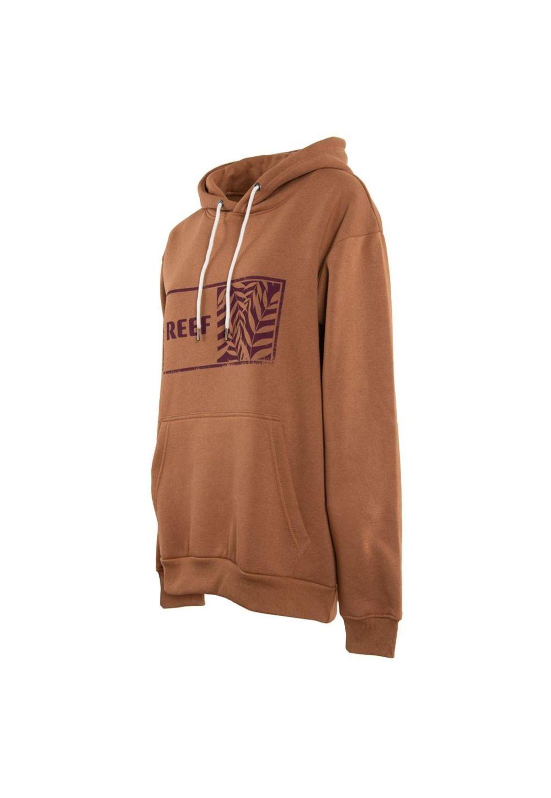 Poleron Men Hoodie Brown-1