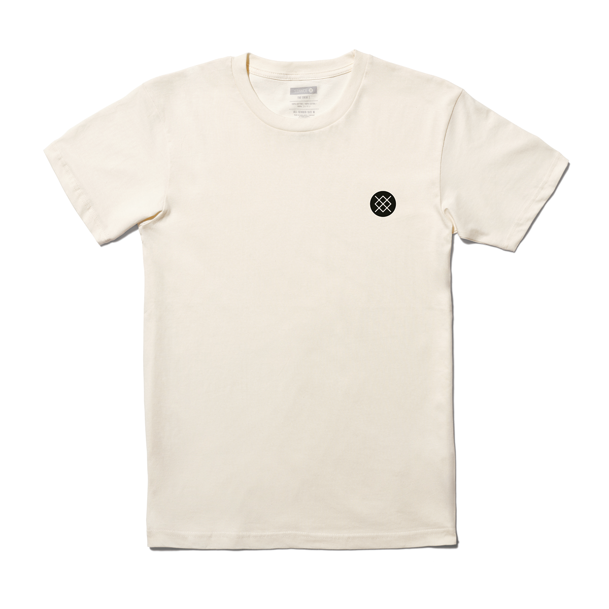 Polera Stance Established Vintage White-2