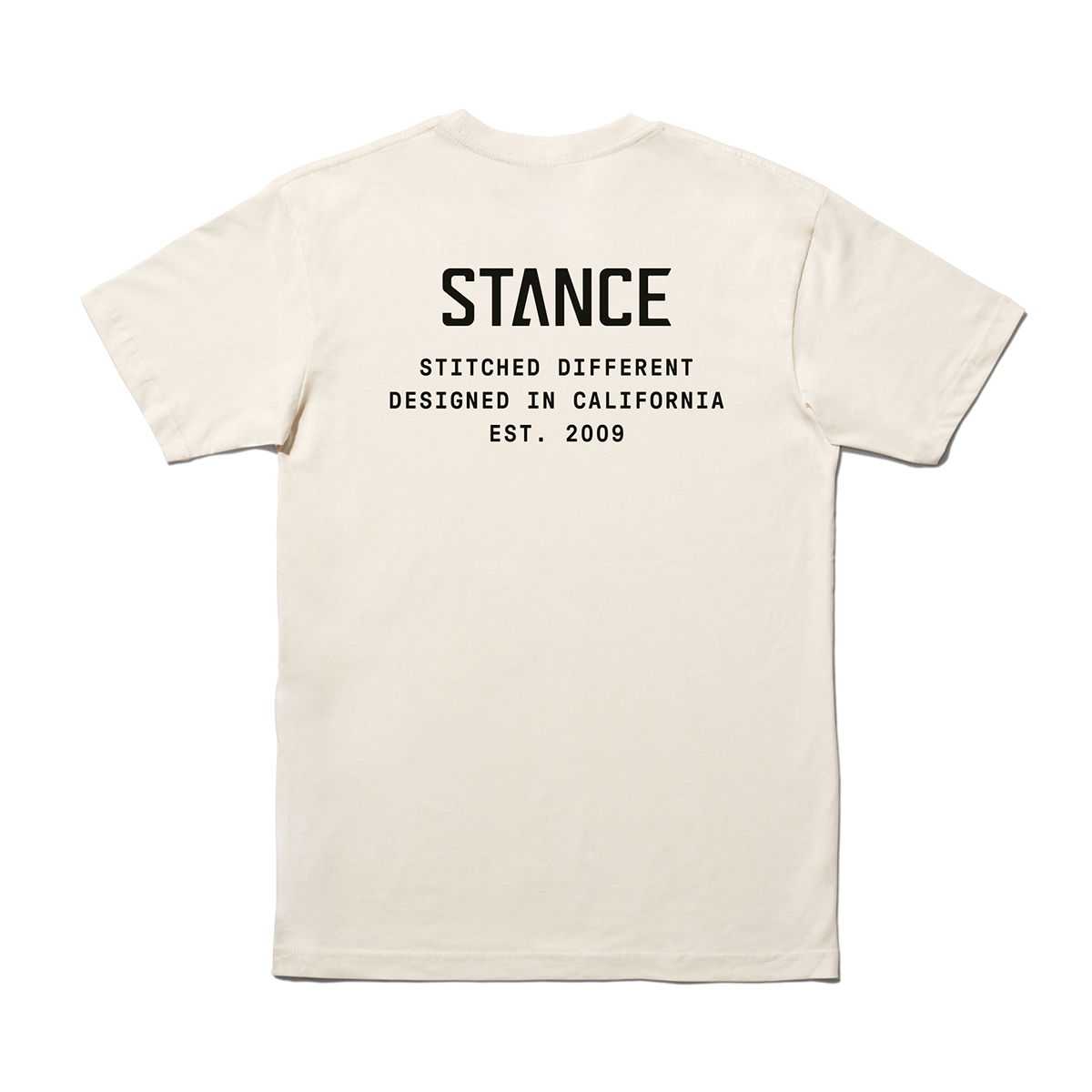 Polera Stance Established Vintage White-3