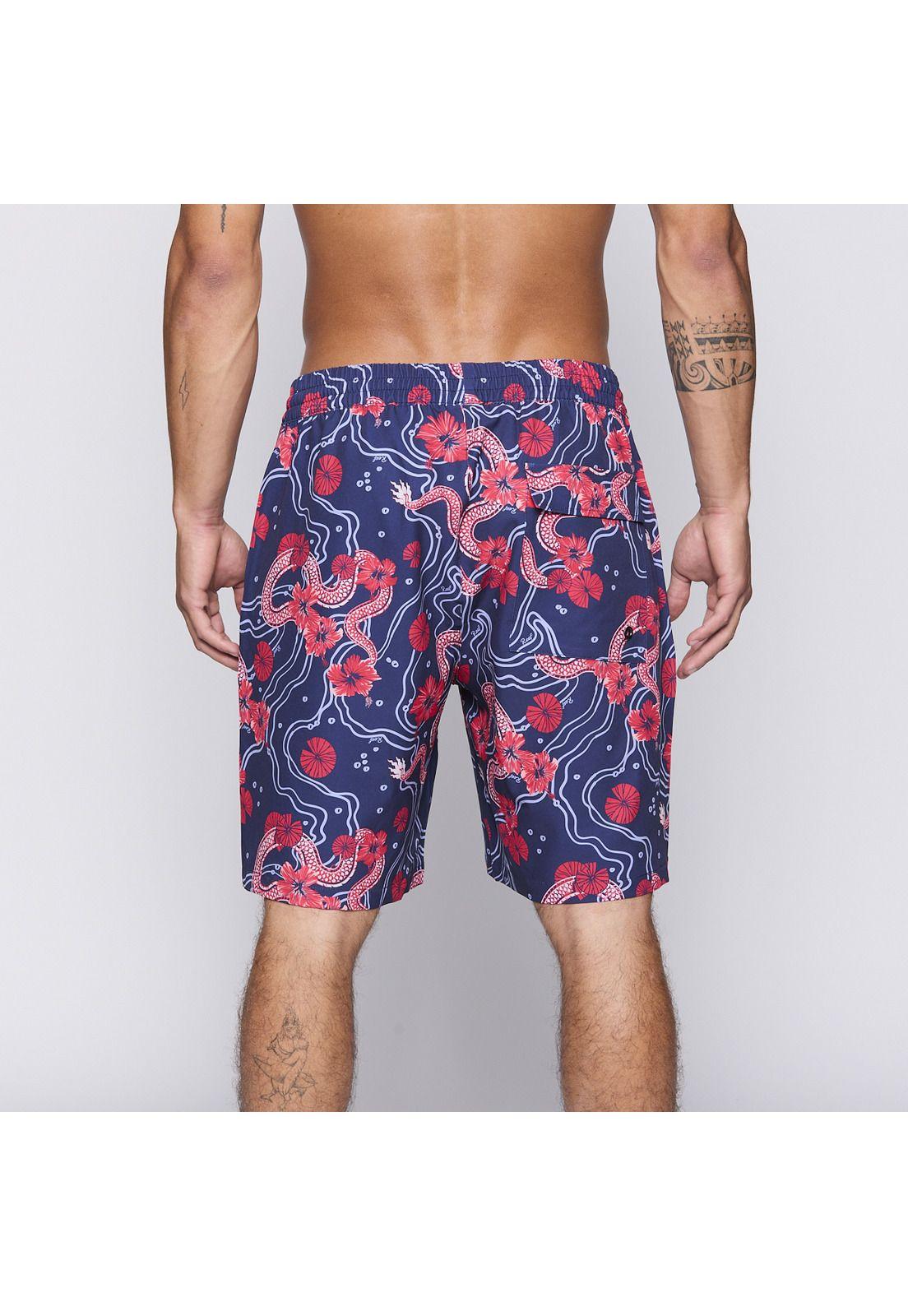 Traje de Baño Reef Men Blue Dragons-2